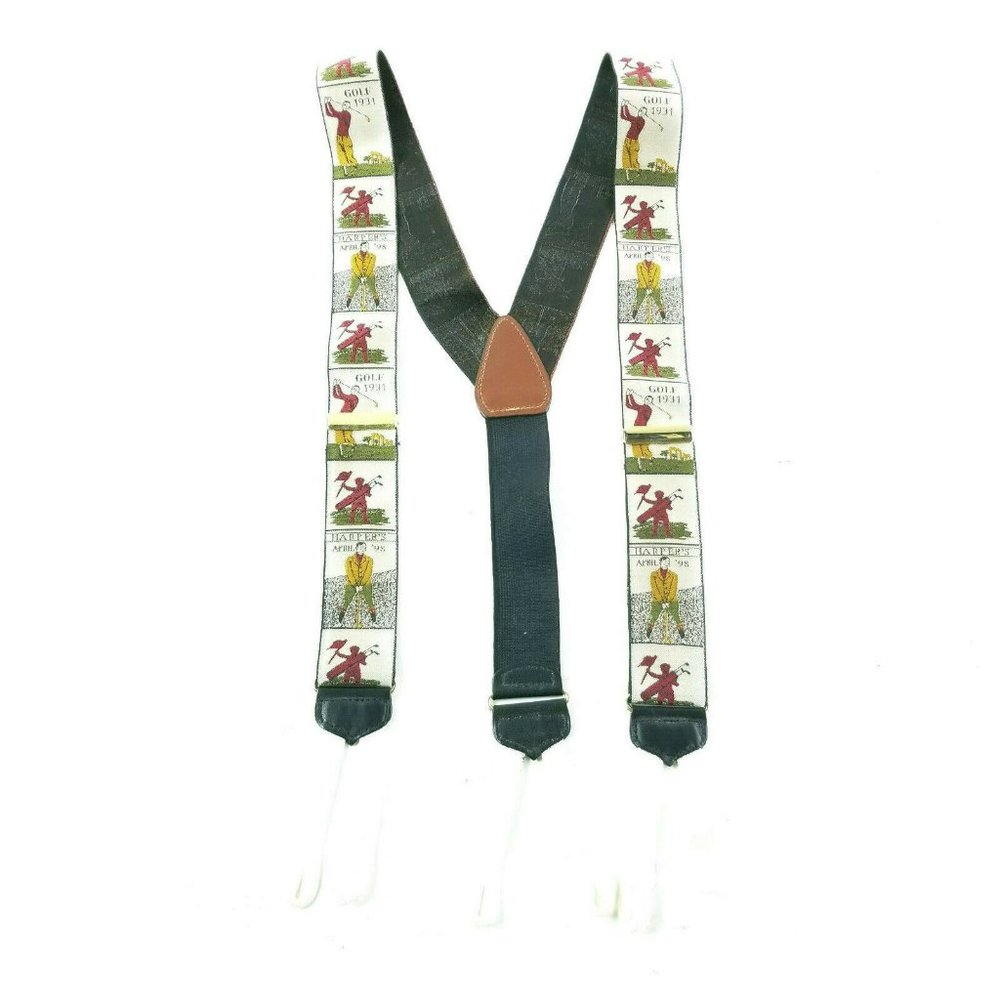 CAS Germany Tapestry Golf Adjustable Suspenders